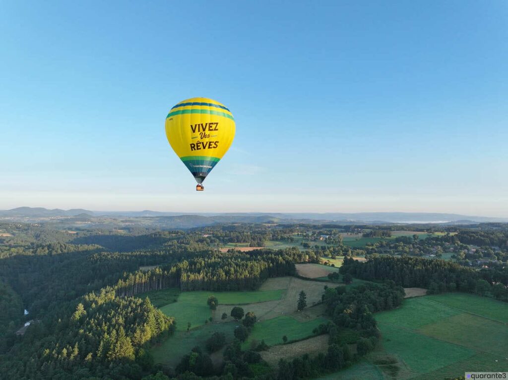 vol en montgolfière Haute Loire 43